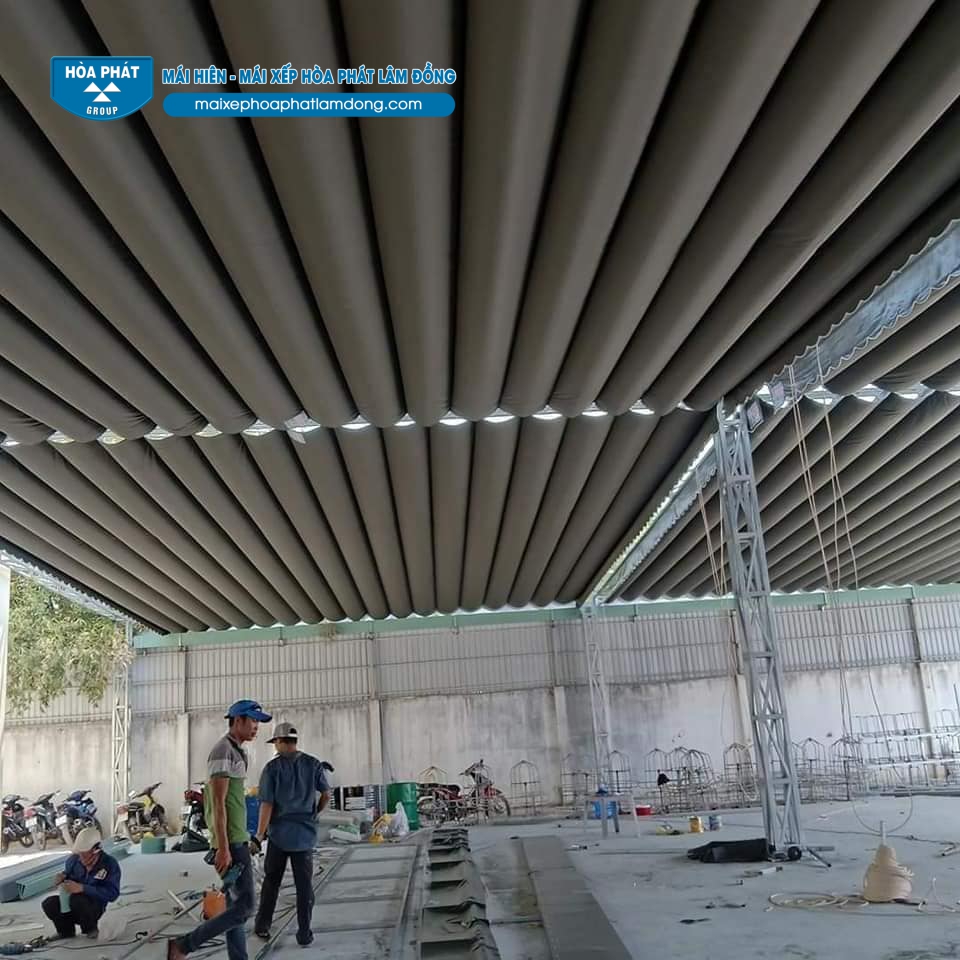 Mẫu mái xếp di động Lâm Hà Ms: 05