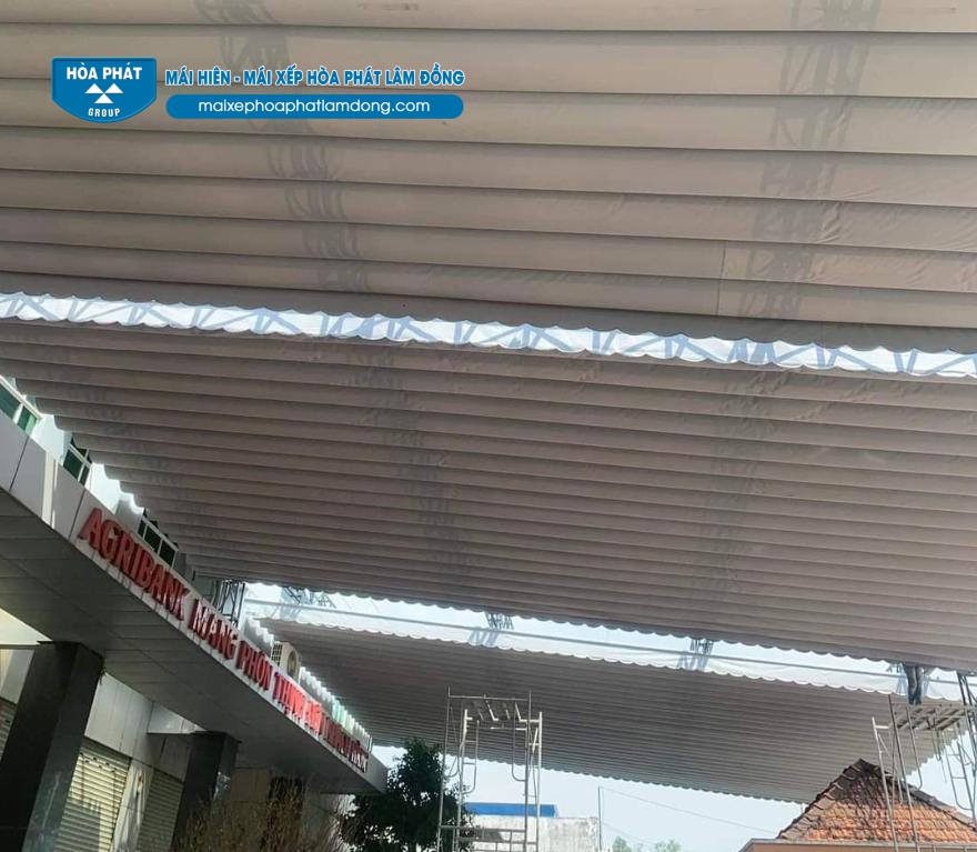 Mẫu mái xếp di động Lâm Hà Ms: 10